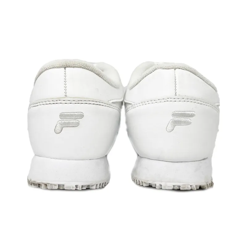 FILA Cushioning Lightweight Low-Top Running Shoes Women's White-3