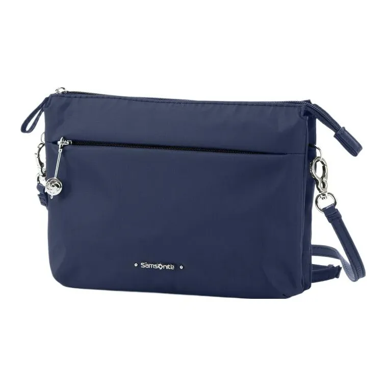 SAMSONITE Nylon Shoulder Bag Crossbody Bag Small Size Men's Dark Blue-1
