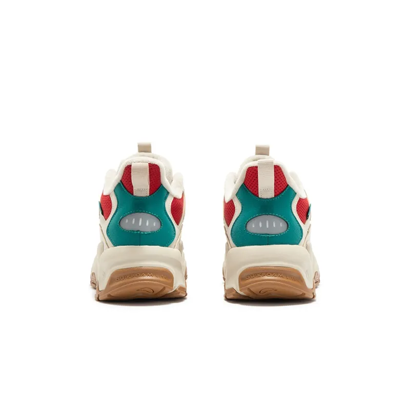 361° Babirusa Abrasion Resistant Low Top Chunky Sneakers Men's Light Bone Galaxy Green-3