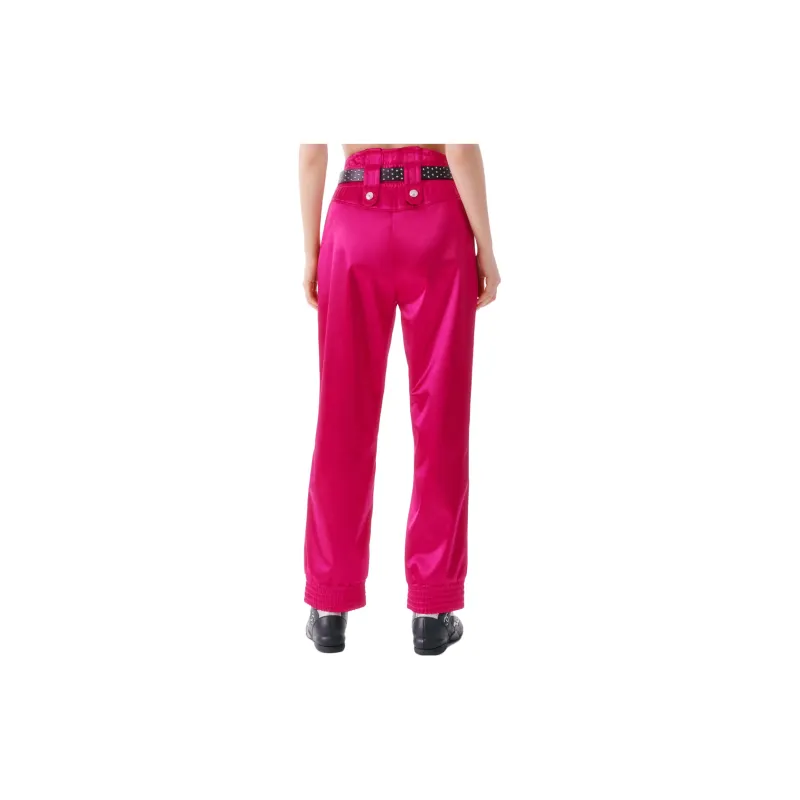 CHANEL Casual Pants Women's Dark Pink-1
