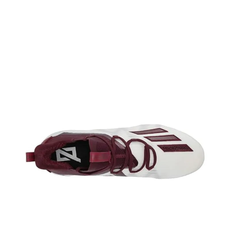 Adidas Adizero Cleat 'White Burgundy'-3
