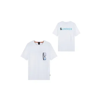 HUGO BOSS Short Sleeved T Shirts Men's White