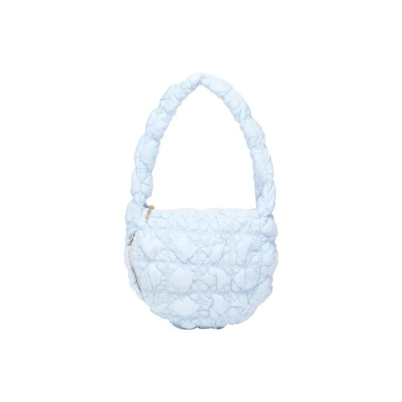 CARLYN Nylon Cloud Bag Handbag Shoulder Bag Women's Blue-1