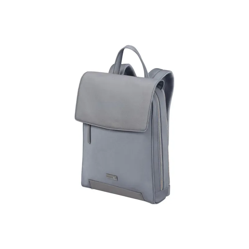 SAMSONITE Recyclable PET Material Laptop Backpack Women's Silver Gray-1