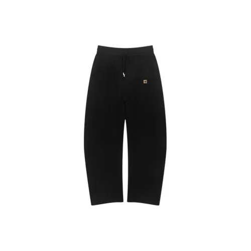 Bosieagender Knitted Sweatpants Unisex Black