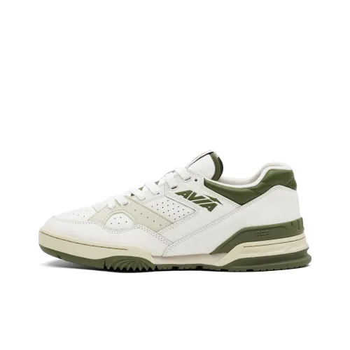 AVIA 855 Series Vintage Basketball Shoes Men Low-Top Olive Green