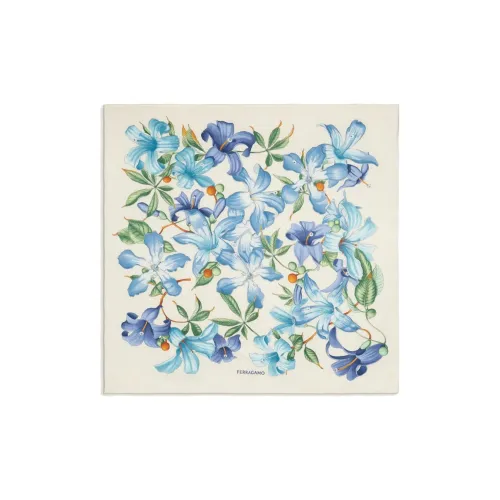 Ferragamo Floral-print Silk Scarf