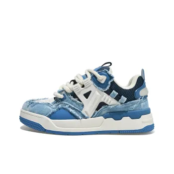 Masongarments Wear Resistant Height Increasing Low Top Skateboard Shoes Unisex Amber Blue Includes Mystery Box