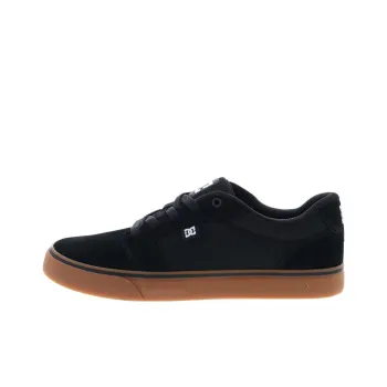 DC Shoes Anvil Wear-resistant And Lightweight Low-Top Skateboard Shoes Men's Black
