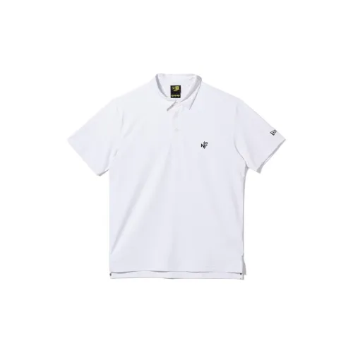 New Era Polo Shirts Men White