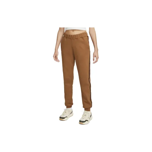 Nike Knitted Sweatpants Women's Brown