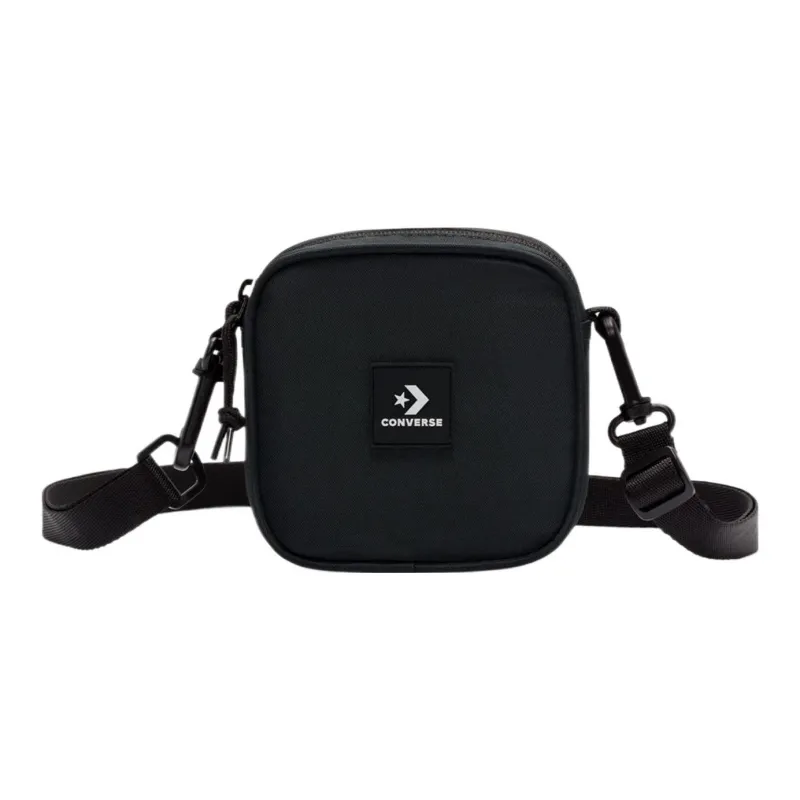 Converse Polyester Small Square Bag Shoulder Bag Crossbody Bag Regular Unisex Black-0