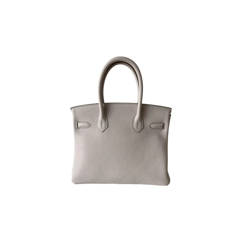 HERMES Birkin Taurillon Clemence Leather Birkin Bag Handbags Regular Women's Mauve Pale Dreamy Purple-3