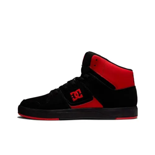 DC Shoes Skateboard Shoes Men High-Top Black/Red