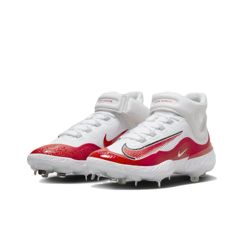 Nike Alpha Huarache Elite 4 White University Red-2