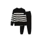 Black-Crew Neck-Men's