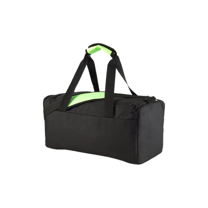 PUMA Rise Polyester Handbag Shoulder Bag Crossbody Bag Gym Bag Travel Bag Small Size Unisex Black & Green-1