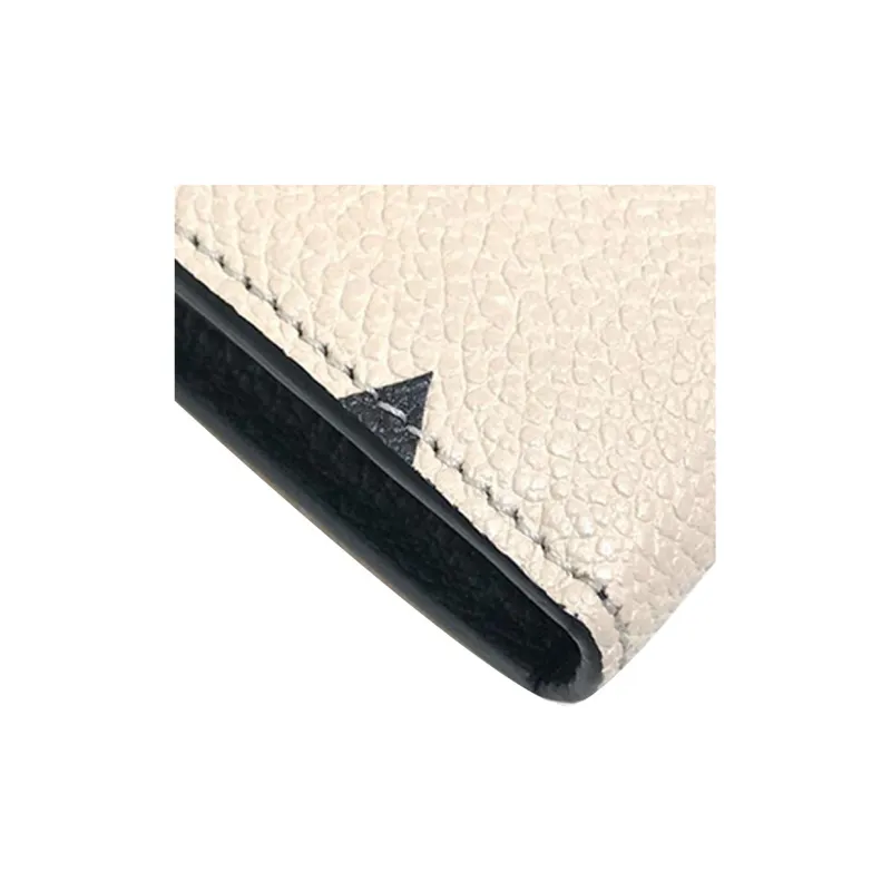 LOUIS VUITTON Crafty Sarah Wallet 16 Card Slot Cream-6