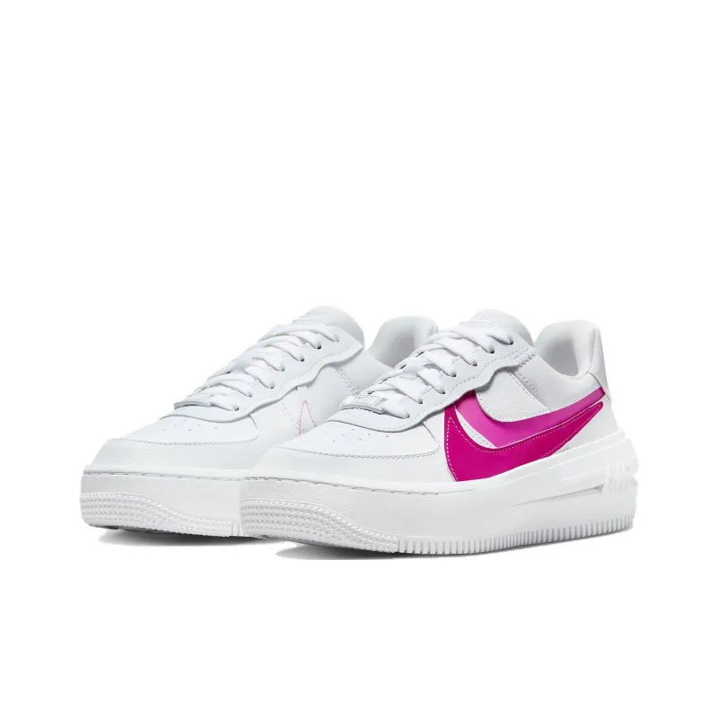 Nike Air Force 1 PLT.AF.ORM White Fireberry Women's-2