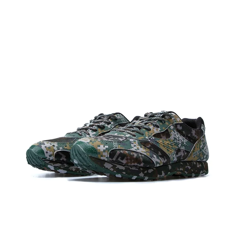 HEALTH Camouflage Low Top Training Shoes Unisex Digital Jungle Camouflage-2