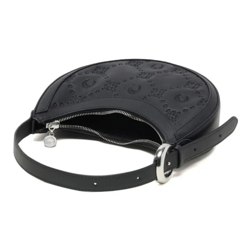 Marine Serre Calfskin One Shoulder Handbags Regular Women's Black-2