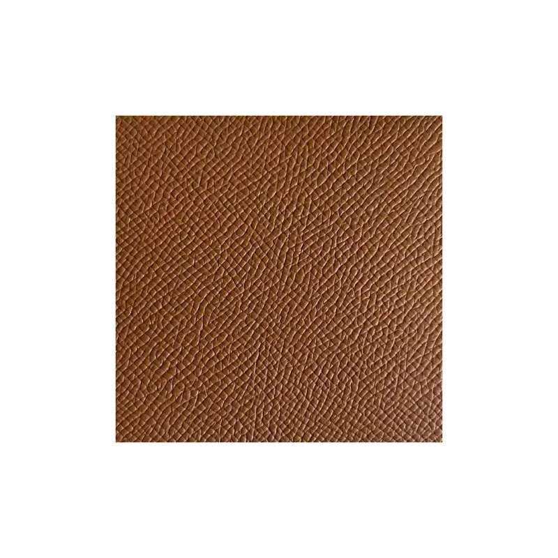 HERMES Silk'In Epsom Leather Wallet Women's Brown-3