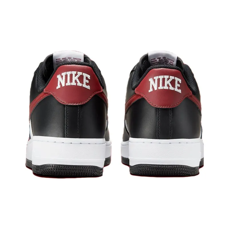 Nike Air Force 1 Low '07 Black White Dark Team Red-4
