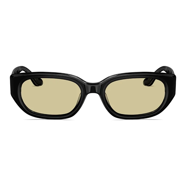 MOLSION Plate Frame Irregular Shape Sunglasses Unisex Tea Brown Lens-2