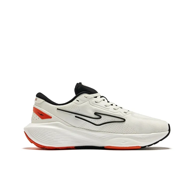 Erke Odd Bullet 5.0 Cushioning Wear-Resistant Low-Top Running Shoes Men's Microcrystal White/Jet Black-1