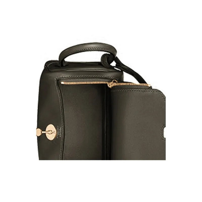 HERMES Lindy Swift Leather Handbag Shoulder Bag Crossbody Bag Mini Women's G8 Vert Maquis Forest Green-3
