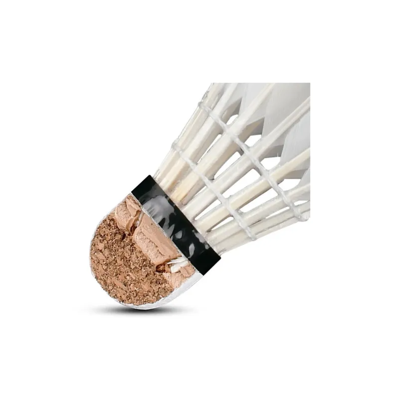 EVERVON D12 Duck Feather Shuttlecock 12 Pack Duck Feather Everyday Shuttlecocks-1