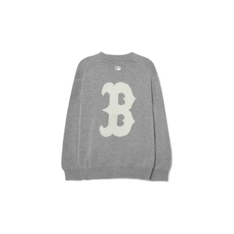 MLB Boston Red Sox Knitwear Unisex Gray-1