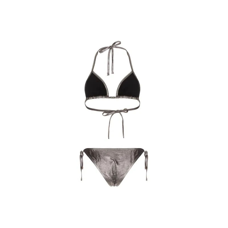 BALMAIN Metallic finish Bikini Set-1