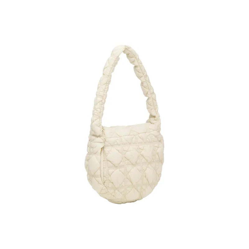 CARLYN Nylon Cloud Bag, Handbag, Shoulder Bag Women's Ivory-1
