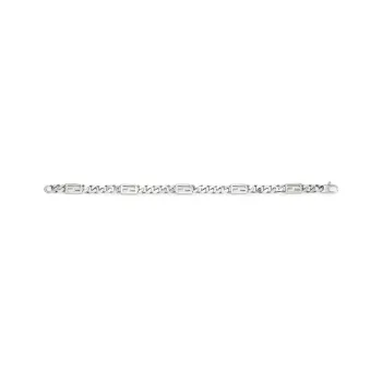 FENDI Baguette Bracelets Unisex Silver