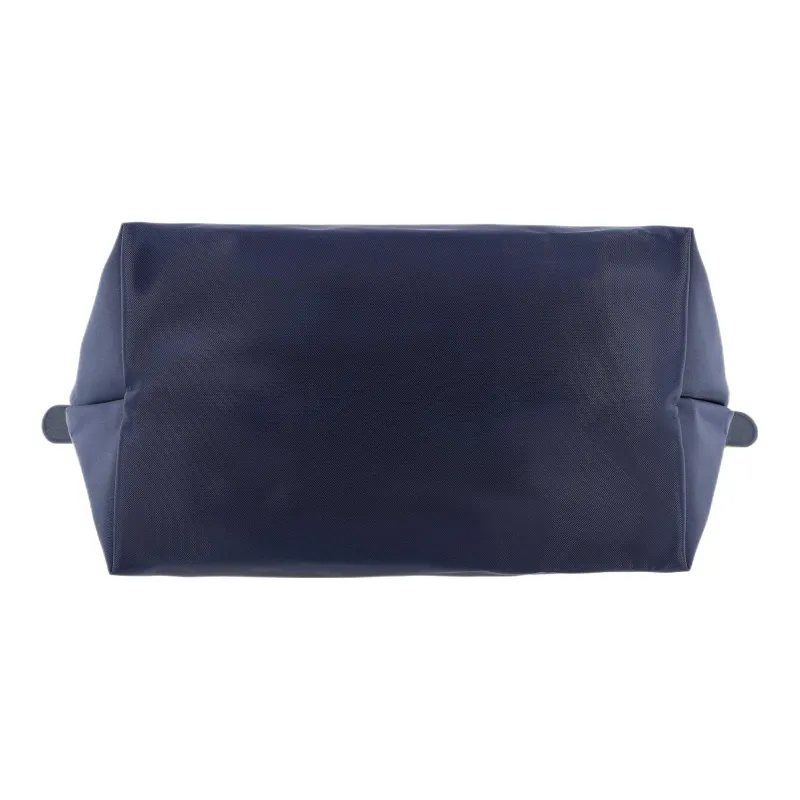 LONGCHAMP Le Pliage Green Recycled Canvas With Leather Canvas Bag Handbag Shoulder Bag Medium Size Women's Navy-6