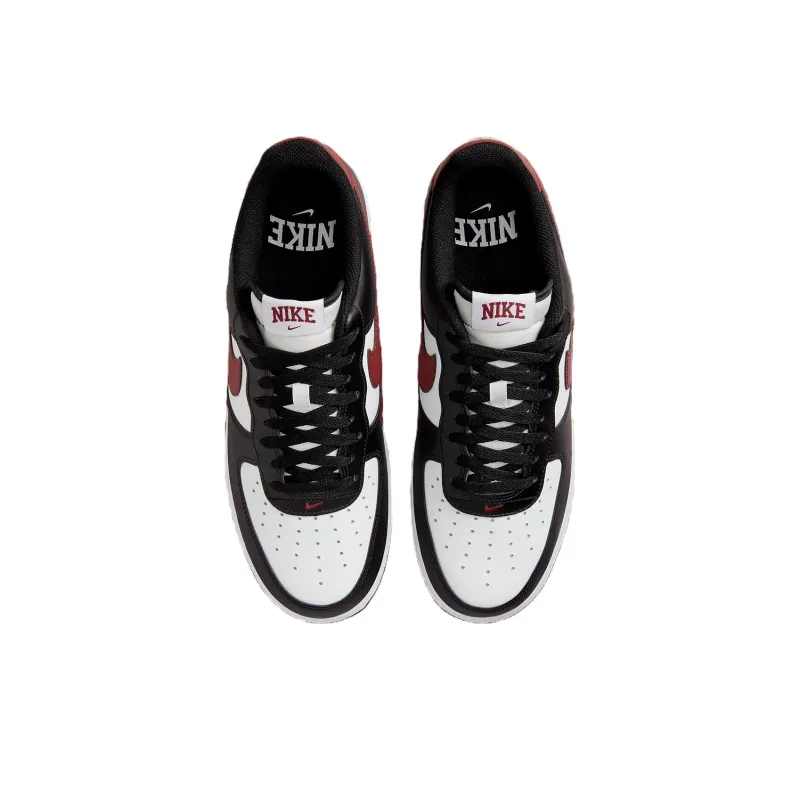 Nike Air Force 1 Low '07 Black White Dark Team Red-3