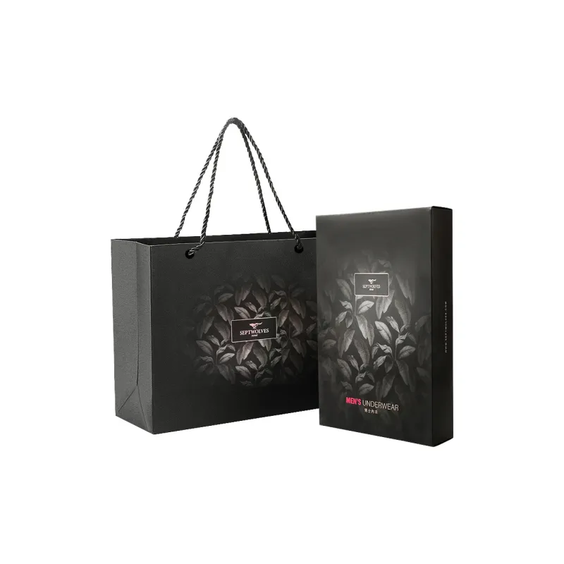SEPTWOLVES Thermal Set Men's Gift Box Set+Shopping Bag-1