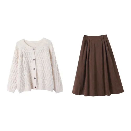 Udon House Two Piece Skirt Sets Women's