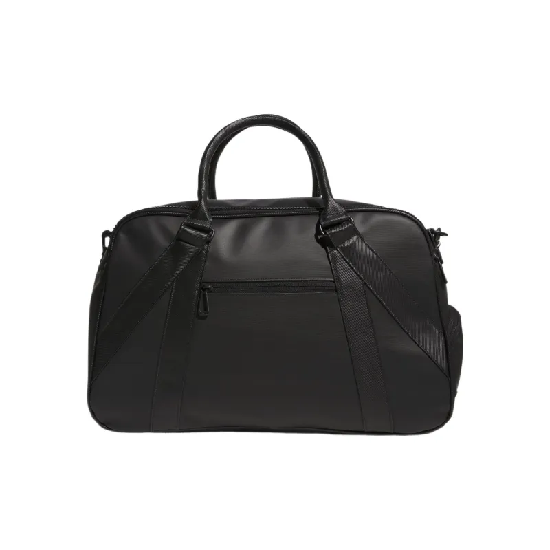 Adidas Polyurethane Faux Leather Shoulder Bag, Crossbody Bag, Handbag Regular Men's Black-1
