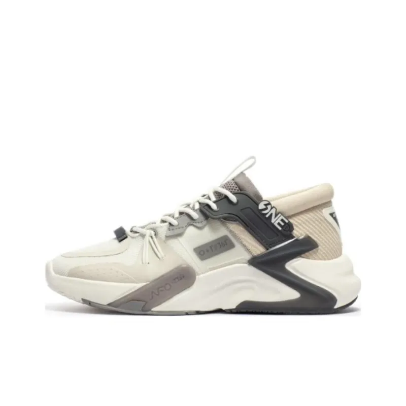 361° Vast Low Top Running Shoes Men's Feather White-0