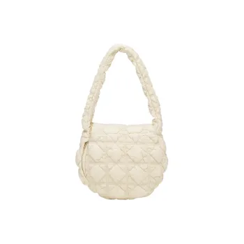 CARLYN Nylon Cloud Bag, Handbag, Shoulder Bag Women's Ivory