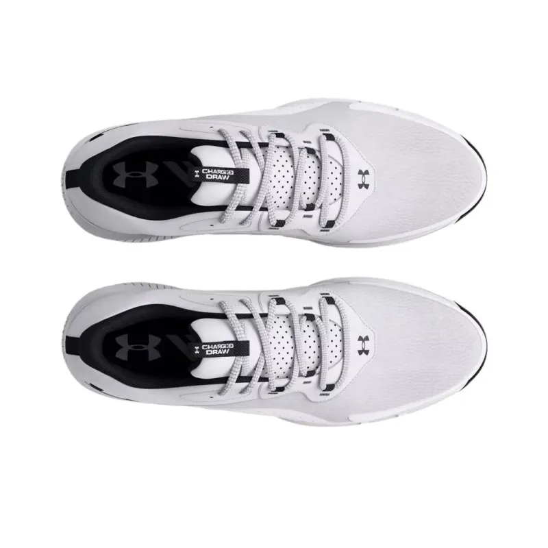 Under Armour Charged Draw 2 Wide Golf Shoes 'Halo Grey'-2