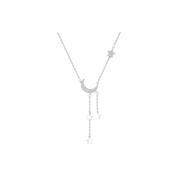 Asia Star Zircon/S925 Silver Collarbone Chain Women's