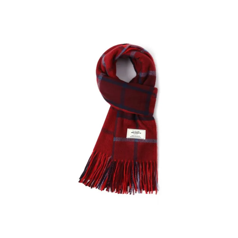 FREE RABBITⅡ Faux Cashmere Knit Scarves Unisex-6