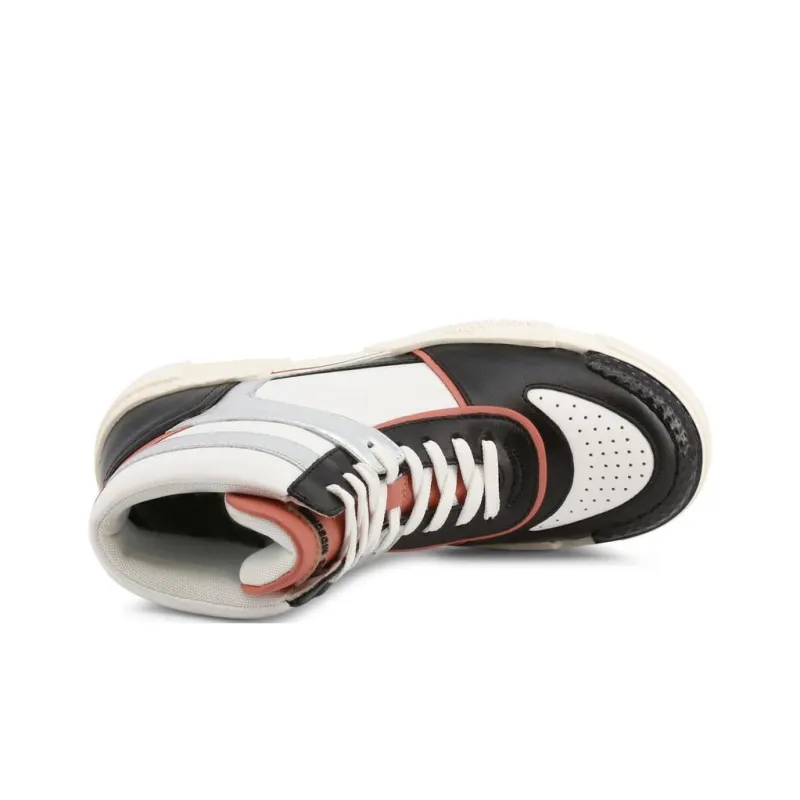 LOVE MOSCHINO Skateboard Shoes Women's High Top Black-3