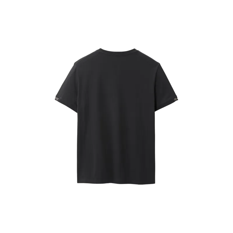 HLA T Shirts Men Brand New Cool Cotton Black T4-1