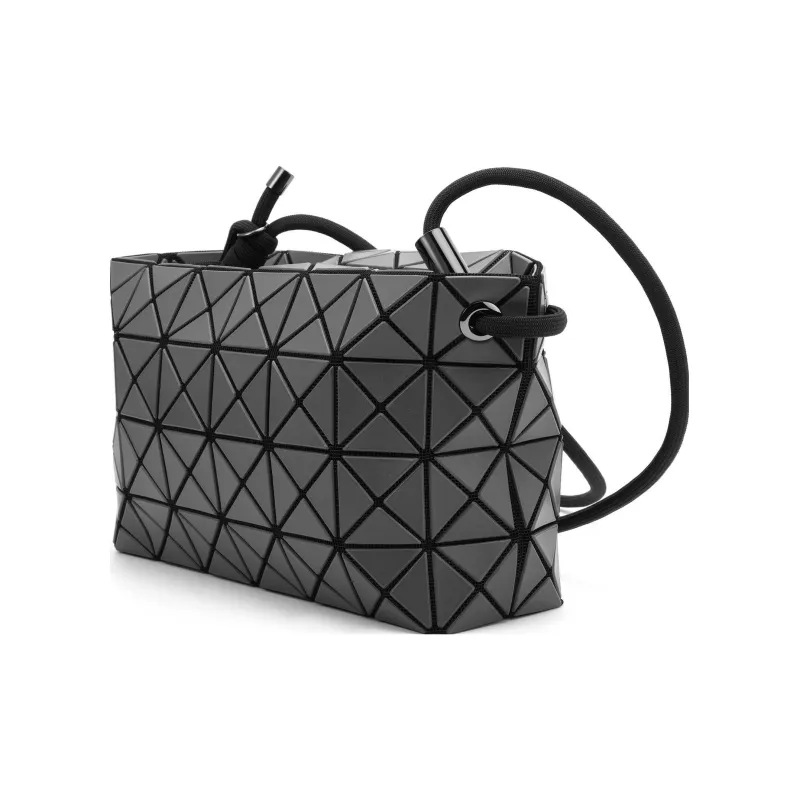 ISSEY MIYAKE LOOP MATTE Polyvinyl Chloride Resin Handbag Shoulder Bag Women's Gray-1