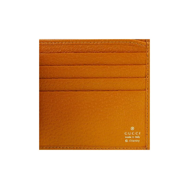 GUCCI Disney, Collaboration Canvas With Leather Wallet Regular Men's Ebony/Brown-9