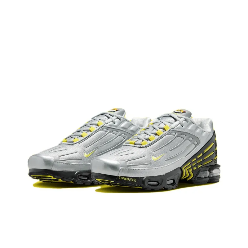 Nike Air Max Plus 3 Metallic Silver Opti Yellow-1